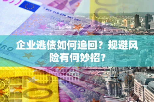 武汉企业逃债如何追回？规避风险有何妙招？