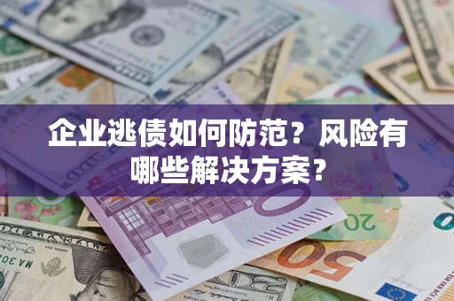 武汉企业逃债如何防范？风险有哪些解决方案？