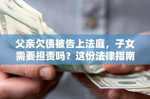 武汉父亲欠债被告上法庭，子女需要担责吗？这份法律指南必须看完