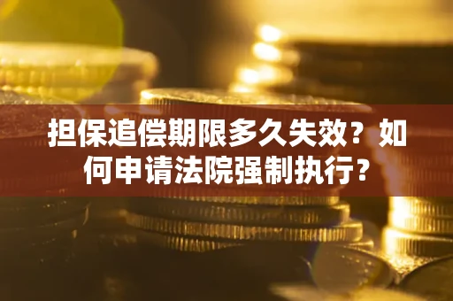 武汉担保追偿期限多久失效？如何申请法院强制执行？
