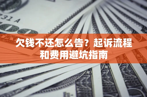 武汉欠钱不还怎么告？起诉流程和费用避坑指南