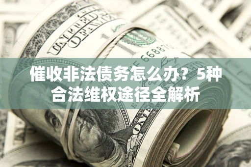 武汉催收非法债务怎么办？5种合法维权途径全解析