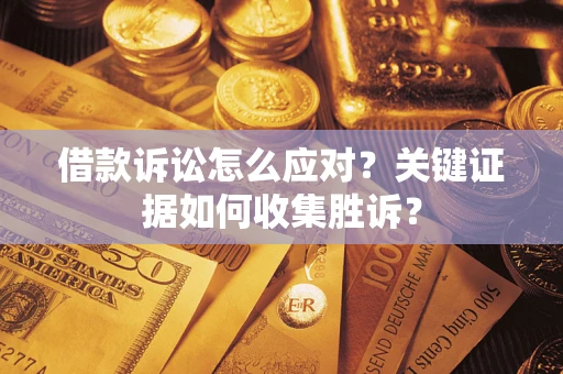 武汉借款诉讼怎么应对？关键证据如何收集胜诉？