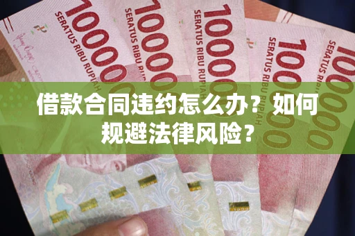 武汉借款合同违约怎么办？如何规避法律风险？